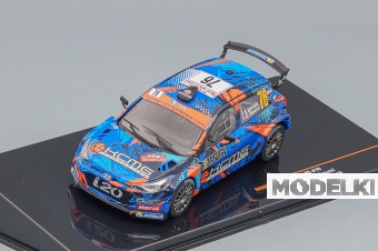 1:43 HYUNDAI i20 R5 #76 S.Sarrazin/J-J.Renucci Rally Monte Carlo 2018, blue / red - RAM669-X1