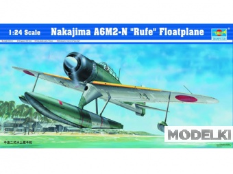 1:24 Сборная модель Японский истребитель Nakajima A6M2-N - 02410