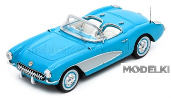 1:43 CHEVROLET Corvette C1 V8 Spider (1956), light blue - S6741