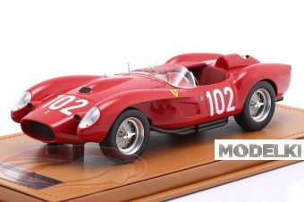 1:18 FERRARI 250 TR #102 3rd Targa Florio Wolfgang Graf Berghe von Trips, Mike Hawthorn (1958) - TM18-254H