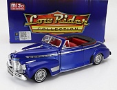 1:24 CHEVROLET Special De Luxe Cabriolet Open Low Rider (1941), Blue Met - 22411LRW-BL