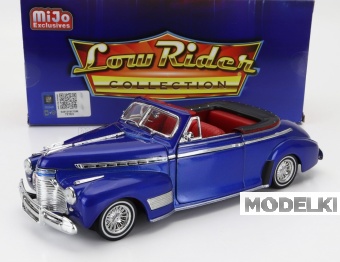 1:24 CHEVROLET Special De Luxe Cabriolet Open Low Rider (1941), Blue Met - 22411LRW-BL