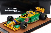 1:18 BENETTON F1 B193 Team Benetton Ford №6 3rd Donington Park British Gp With Rain Tires (1993) Riccardo Patrese, Yellow Green Blue - TM18-377C
