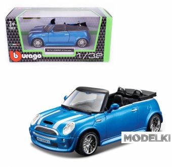 1:32 MINI Cooper S Cabriolet, голубой - 43041