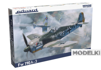 1:48 Сборная модель американский истребитель F4F-4 Wildcat поздний (Weekend) - 84205