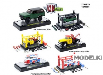 1:64 M2 Machines Model Kit, серия 79, набор из 6 комплектов - 37000-79~6