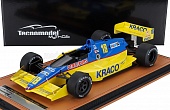 1:18 LOLA T89 Team Kraco Racing №18 Formula Indy Car World Series Season (with Pilot Figure) (1989) Bobby Rahal, Yellow Light Blue - TMD18-428C