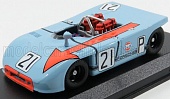 1:43 PORSCHE 908/03 №21 1000km Nurburgring (1970) Rodriguez - Kinnunen, Light Blue Orange - 9684