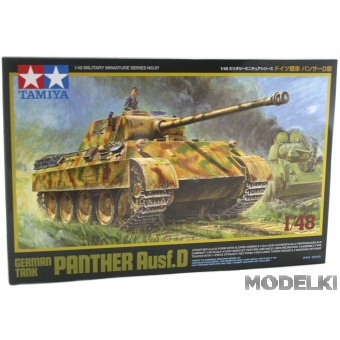 1:48 Сборная модель Немецкий танкк Panther Ausf. D с фигурой командира - 32597