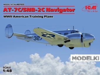 1:48 Сборная модель AT-7C/SNB-2C Navigator, WWII American Training Plane - 48183