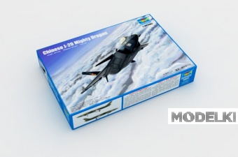 1:144 Сборная модель Китайский истребитель J-20 (Mighty Dragon) - 03923