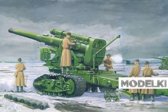 1:35 Сборная модель 203 мм гаубица Б-4 мод.1931 г. - 02307