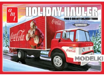 1:25 Сборная модель Ford C-600 City Holiday Delivery Truck *Coca-Cola*, plastic modelkit - amts1459