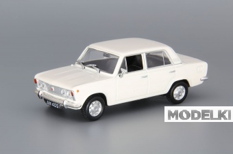 1:43 FIAT 125Р, Автолегенды СССР 165, белый - AL165