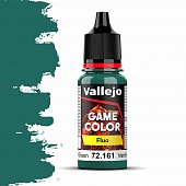 Краска акриловая Game Color Флюоресцентный зеленый холодный, 18 мл - 72161