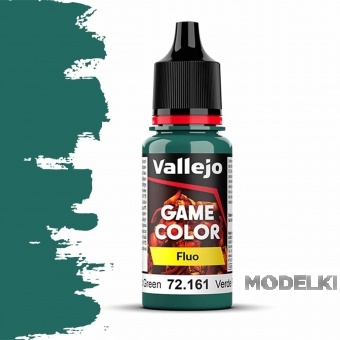Краска акриловая Game Color Флюоресцентный зеленый холодный, 18 мл - 72161