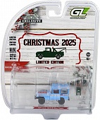 1:64 JEEP DJ-5 U.S Mail Truck with Mailbox Accessory *Christmas 2025 Limited Edition* (1974), blue - 30564D