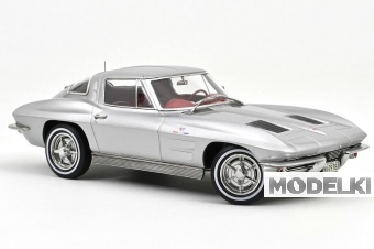 1:18 CHEVROLET Corvette Sting Ray (1963), sebring silver - 189052