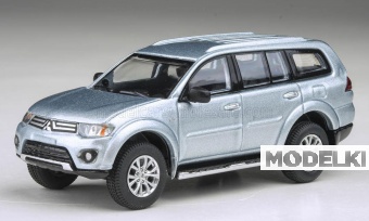 1:64 MITSUBISHI Pajero Sport LHD (2014), silver - PB-55882
