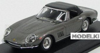 1:43 FERRARI 275 Gtb Spider Cabriolet Closed 1967, Grey Black - 9538