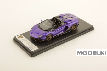 1:43 LAMBORGHINI Aventador Ultimae Roadster viola pasifae - LS532B