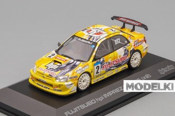 1:43 (Б/У) SUBARU Impreza STi Fujitsubo 2005 #2, yellow - HPI931-X2
