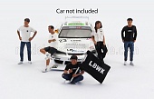 1:64 ACCESSORIES Set 5x Team Libery Walk Figures, Various - MGTAC27