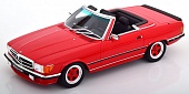 1:18 MERCEDES-BENZ 500SL AMG R107 Roadster (1986), red - OT962