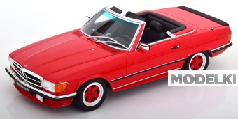 1:18 MERCEDES-BENZ 500SL AMG R107 Roadster (1986), red - OT962
