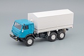 1:43 (Уценка!) КАМАЗ 43101-010 бортовой с тентом, голубой / белый - ELK-1028-Z1