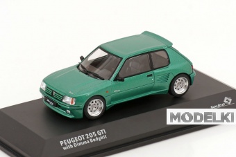 1:43 PEUGEOT 205 GTI with Dimma Bodykit, greymetallic - S4310807