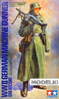 1:16 Сборная модель Ger. Machine Gunner (Greatcoat) - 36306