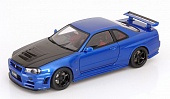 1:18 NISSAN Skyline GT-R (R34) Z-Tune, bluemetallic carbon - 77460