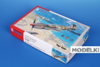 1:72 Сборная модель P-40D Warhawk/Kittyhawk Mk.I ‘Four Guns’ - SH72367