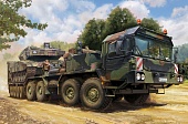1:72 Сборная модель немецкий тягач Faun Franziska SLT-56 Panzertransporter - 07196