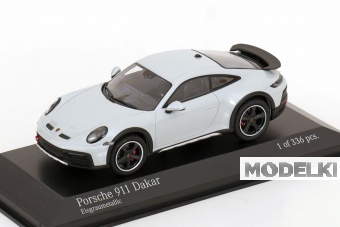 1:43 PORSCHE 911 (992) Dakar (2022), light grey-metallic - 410062074