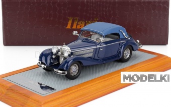 1:43 MERCEDES-BENZ 540k Sn154081 Sindelfingen Cabriolet A Closed (1936), 2 Tone Blue - IL43200