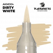 Маркер акриловый PLAYMARKER - Тёмно-серый / DIRTY WHITE – PLAYMARKER - AKM004