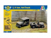 1:72 Сборная модель JEEP Willys 1/4 Ton 4x4 - 7506