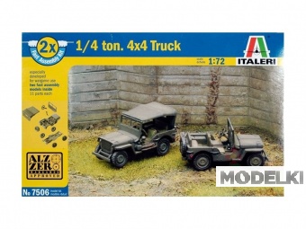 1:72 Сборная модель JEEP Willys 1/4 Ton 4x4 - 7506