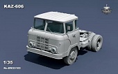 1:35 Сборная модель KAZ-6060A semi truck (RIM) - BM35105