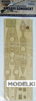 1:350 WWII Battleship HMS Dreadnought - W35046