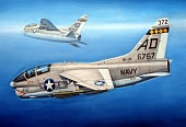 1:72 Сборная модель Самолет США TА-7C Corsair II - 87209
