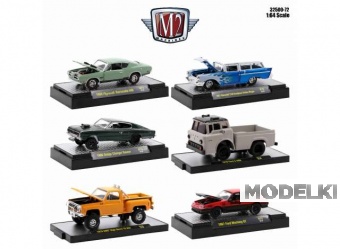 1:64 M2 Machines Auto-Thentics, серия 72, набор из 6 моделей - 32500-72~6