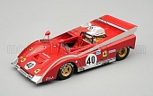 1:43 FERRARI 712 CAN-AM TEAM N.A.R.T. №40 WATKINS GLEN (1972) JEAN PIERRE JARIER - TM43-32C