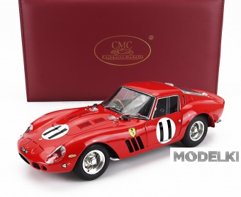 1:18 FERRARI 250 Gto Ch.3647 Rhd Coupe №11 2nd 1000km Montlhery (1962) John Surtees - Mike Parkes, Red - M-249