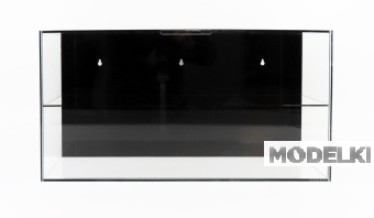 1:2 VETRINA DISPLAY BOX Hight Quality Showcase For Up To 6 Helmets Or 4 Modelcars 1/18 Lungh.length Cm 58 X Largh.width Cm 15.5 X Alt.height Cm 30.5, Black Backside - CK99918008