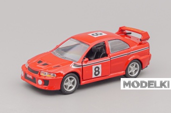 1:43 (Уценка!) MITSUBISHI Evo #8, red - DC047-Z1