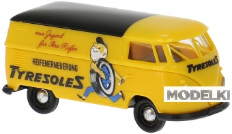 1:87 VOLKSWAGEN T1b Kasten Tyresoles (1960), yellow / black - 32314