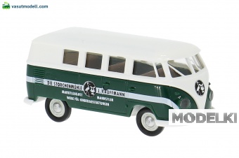 1:87 VOLKSWAGEN T1b Kombi Storchenmühle (1960), green / white - 31641